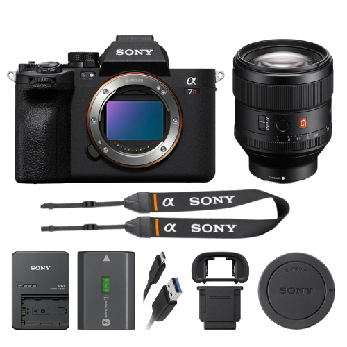 Sony a7R V Mirrorless Camera with Sony 85mm FE GM Lens