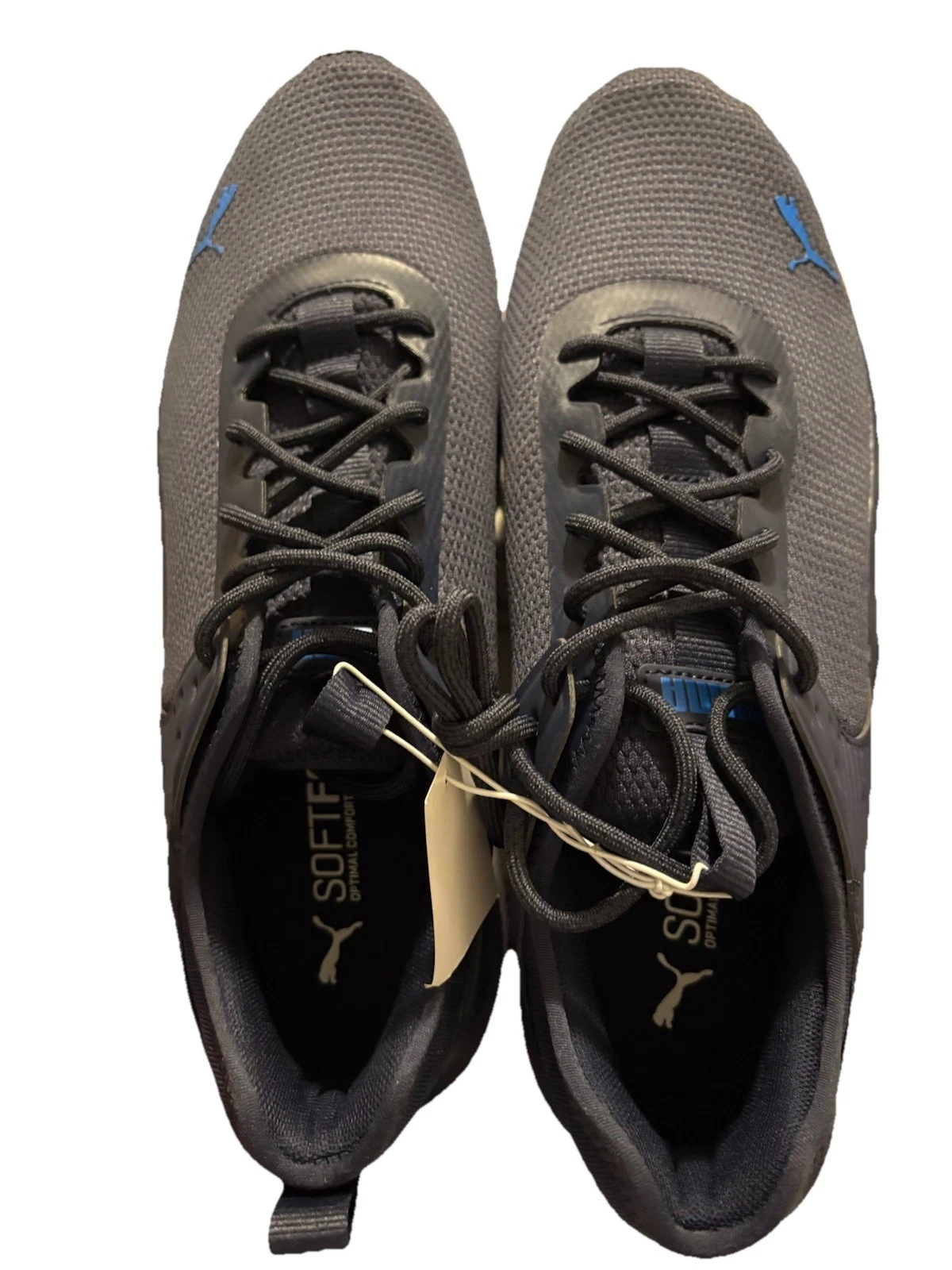 NUOVO!! Scarpe da ginnastica Puma da uomo Pacer Net Cage SoftFoam + comfort ottimale taglia 13