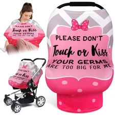 Metplus No Touch Car Seat Cover for Babies, Nursing Cover, Stroller, Shopping Ca