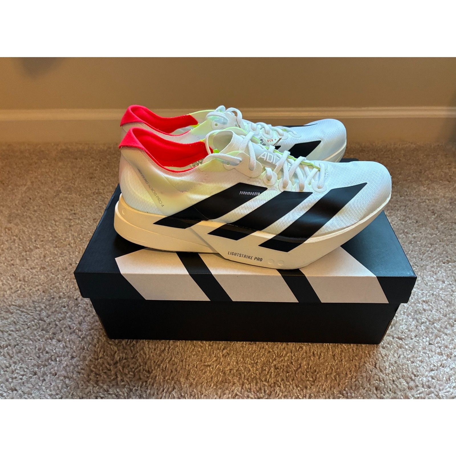 Brand New adidas Adizero Adios Pro 4 Road Running Shoes (JR1163) Women's Size 9 thumbnail 6