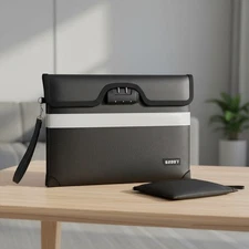 Fireproof Waterproof Document Bag - 6200°F Water Resistant Fire Proof Money B...