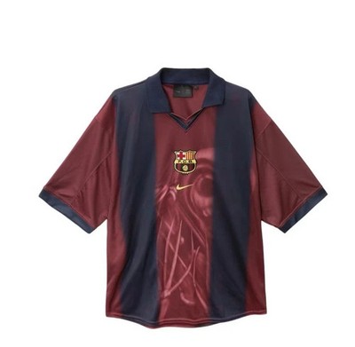 Authentic Cactus Jack x Nike x FC Barcelona 2000/01 Retro Home Skeleton Jersey M