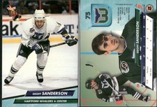 🏒 1992-93 Fleer Ultra - Geoff Sanderson Whalers #75