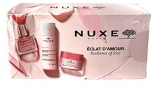 NUXE Éclat d'amour Radiance of Love Rose Set de Regalo, Aceite, Micelar, Labio, Caja Dañada