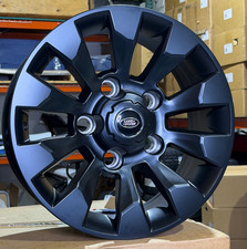5 LAND ROVER DEFENDER satin black  18" sawtooth WHEELS 90 110  td5 300tdi