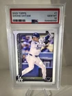 🔥🔥 2025 Topps Series 1 Shohei Ohtani #1 Las Angelas Dodgers Psa 10