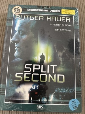 Split Second - Blu - Ray DVD - Rutger Hauer, VHS Edition