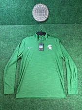 Men's Nike Michigan State Spartans Intensity 1/4 Zip Performance Pullover Sz M