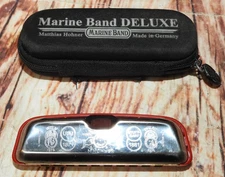 Hohner Germany Golden Melody Progressive Harmonica Key of D W/Case