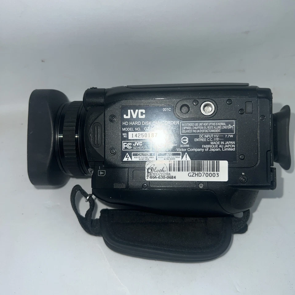 JVC Everio GZ-HD7 (60 GB) Flash Media, Hard Drive Camcorder - Image 2 of 4