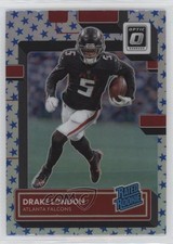 2022 Panini Donruss Optic Rated Rookie Stars Prizm Drake London #207 19zn