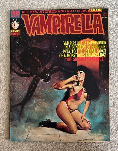 Vampirella #33 Warren 1974 Enrich Torres José González Art GD/VG