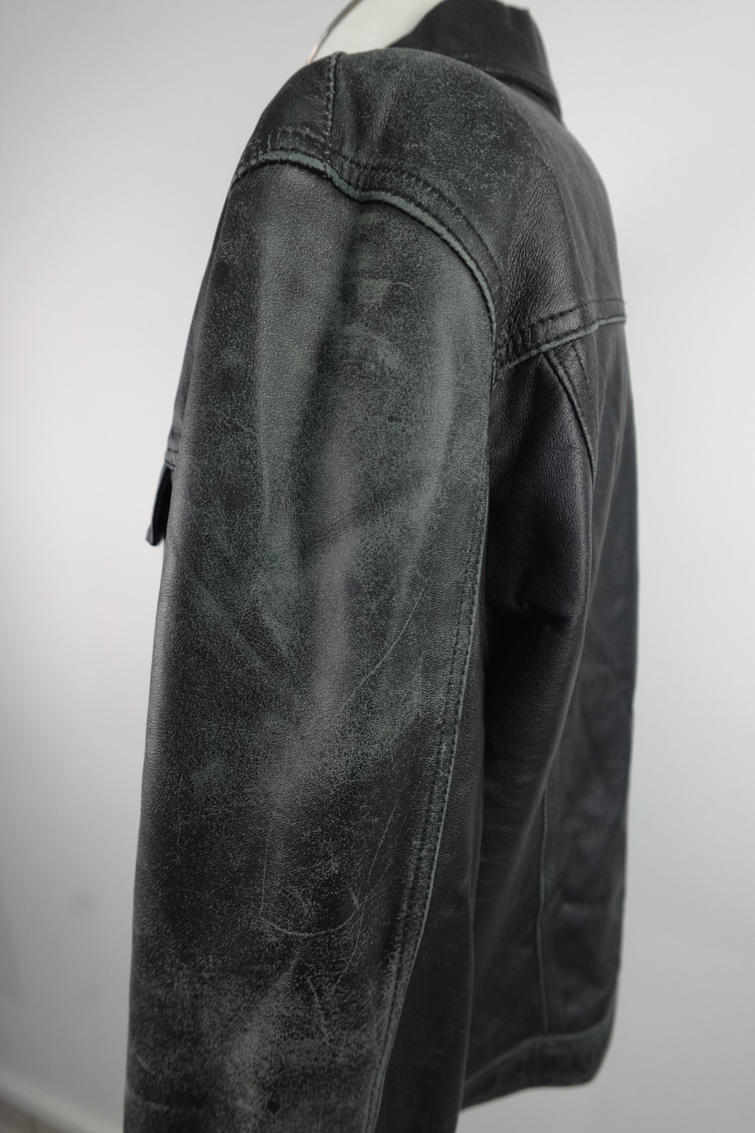 Versace Jeans Couture Jacket Leather Men's Size XL Man Vintage Medusa thumbnail 8