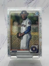 Astros 2020 Bowman Chrome Mega Box Prospects Refractors #BCP56 Cristian Javier