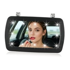 Sun Visor Mirror Car Vanity Visor Rechargeable Car Makeup Mirror for Truck