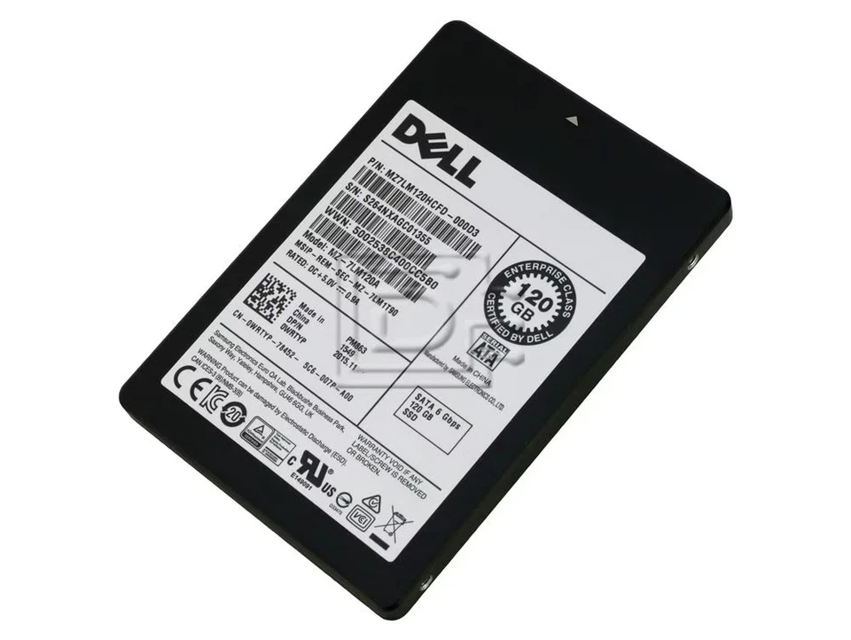 Dell WRTYP Samsung PM863 MZ-7LM120A MZ7LM120HCFD-000D3 120GB SATA 2.5" SSD - Image 2 of 3