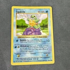 1999 Pokemon Base Set Shadowless Squirtle 63/102 WOTC Vintage Card LP