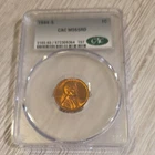 1944-S Lincoln Wheat Small Cent Copper CAC MS65RD San Francisco Uncirculated