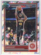#17 Saddiq Bey 2023-24 Premium Stock Silver Ice Prizm Atlanta Hawks