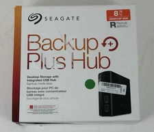 Seagate Backup Plus Hub Desktop External Hard Drive - 8TB - Black - warranty!