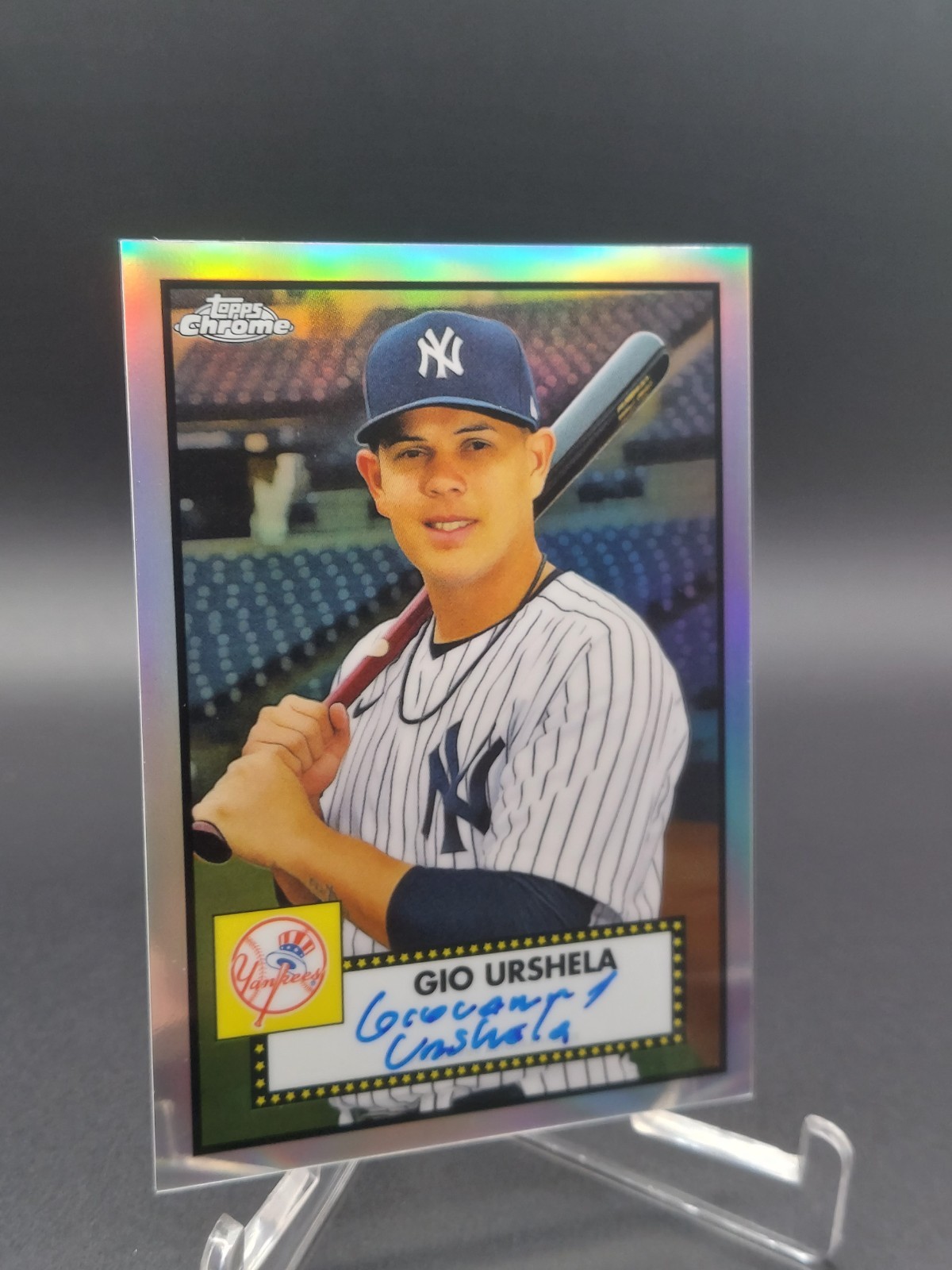 2021 Topps Chrome Platinum Anniversary #PA-GU Gio Urshela Refractor Auto /199 💎