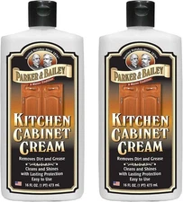 Parker and Bailey Kitchen Cabinet Cream-Wood Cleaner-Grease Remover 16 oz (2)