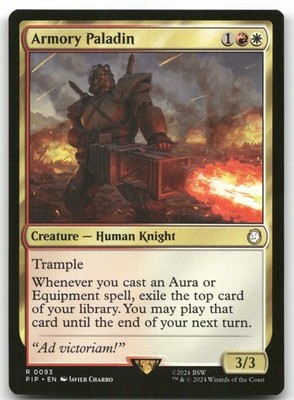 Armory Paladin #93 (NM) Fallout PIP Magic MTG
