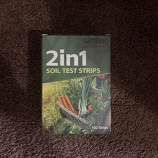 2-In-1 Soil Test Kit for pH & Nitrogen + Sampling Spoon & Centrifuge Tube