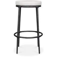 Uttermost 23931 Thayer 31 inch Java and Oyster White Outdoor Bar Stool