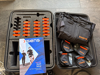 Xsens MVN Motion-Capture-Set mit Transportkoffer, Sensoren & Anzug