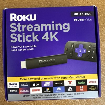 Brand NEW Roku Streaming Stick 4K HDR Dolby Vision Streaming Device (3820R2) NIB