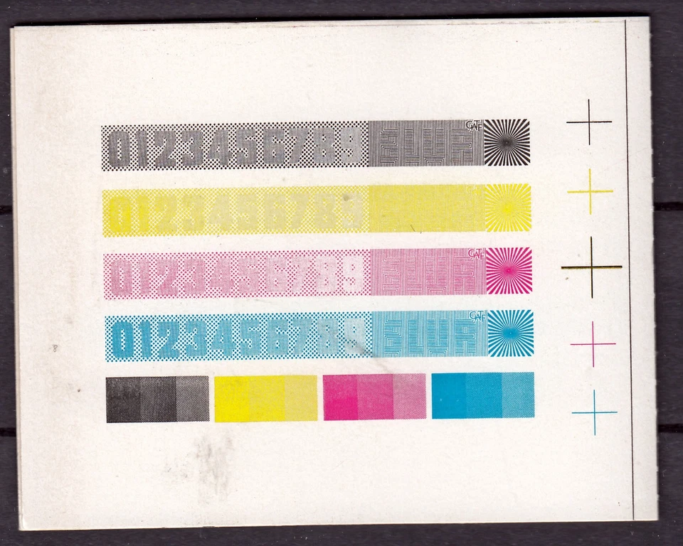 Probedruck Test Stamp Booklet Specimen TDB 43 Daffodil Nr. 3 - Bild 2 von 4