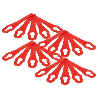 20 Messer Klingen für Grizzly 91094326 Rasentrimmer rot