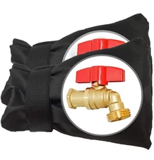 POROLIR Outdoor Faucet Covers for Winter Freeze Protection, Upgraded Thicken ...