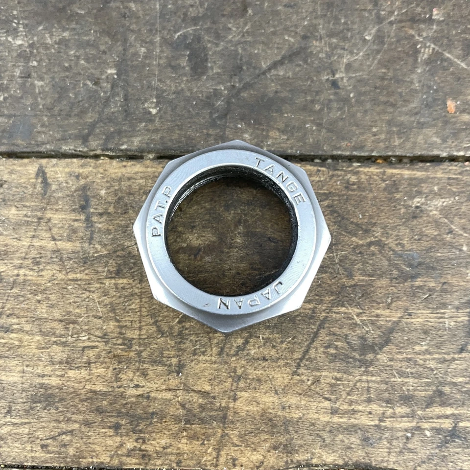 Vintage Tange PATP BMX Headset Locknut 1 in Threaded Bicycle Top Nut Pat-P - Image 3 of 4