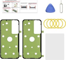 2 Pcs Galaxy S23 FE Back Cover Pre Cut Sticker Tape Replacement Back Cover