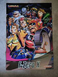 F Zero Poster | eBay