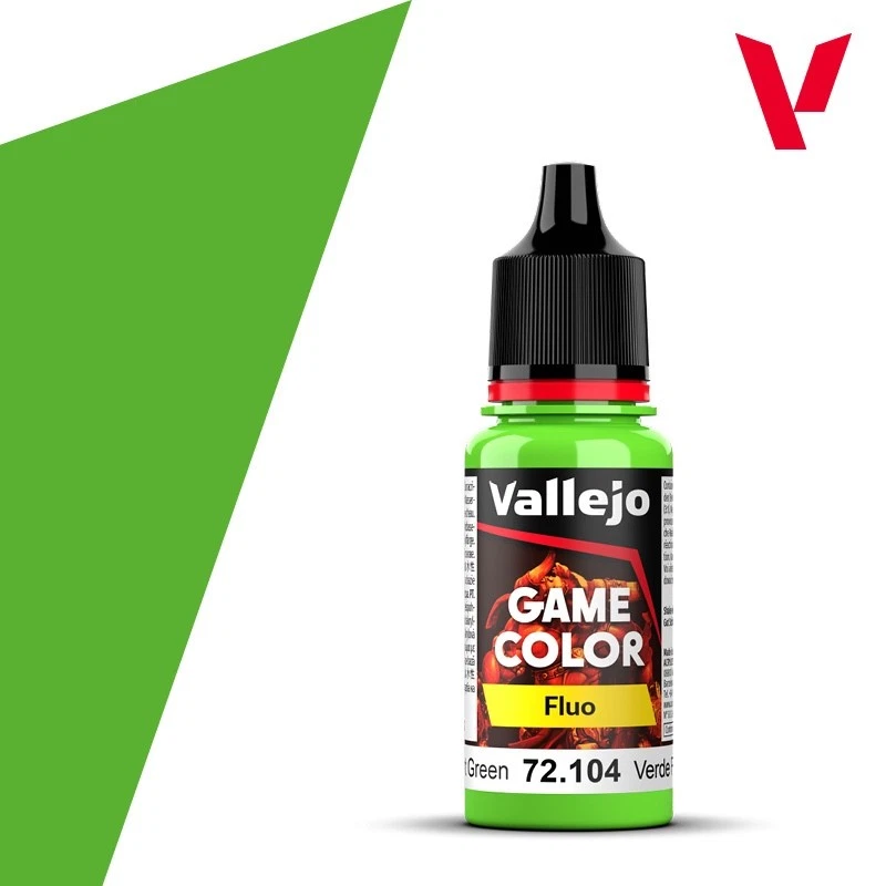 Vallejo GAME COLOR FLUO VERDE FLUORESCENTE ml17- 72104