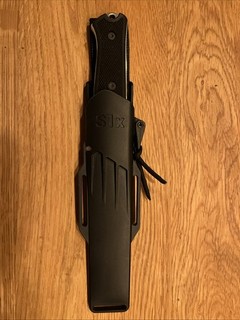 Cuchillos de caída S1x acero CoS con funda cítrica exterior supervivencia cuchillo Bushcraft