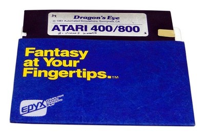 DRAGON'S EYE auf Diskette von Epyx für Atari 400, 800, XL und XE