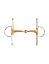 Tough 1 Kelly Silver Star Bit Copper Full Cheek Snaffle 5" Mouth 25520