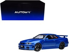Nissan Skyline GT-R R34 Nismo Z-Tune RHD Bayside Blue 1/18 Autoart