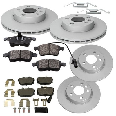 Bremsen Set vorn hinten für 2.5 TDI 65+75kW VW T4 Transporter Multivan 1LU