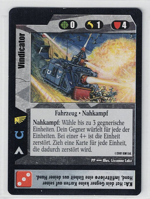Warhammer 40k Vindicator - Rare - NM