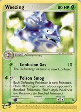 Weezing 24/109 Rare Ruby & Sapphire Pokemon Near Mint