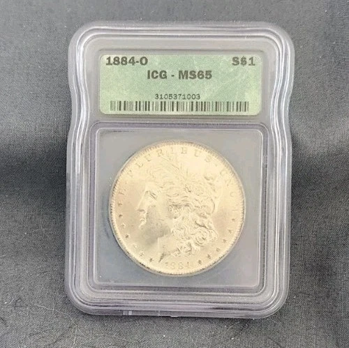 1884 O Morgan Silver Dollar MS65