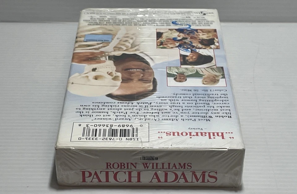Patch Adams with Robin Williams VHS Video Tape 1999 NOS Sealed. - Image 4 of 4