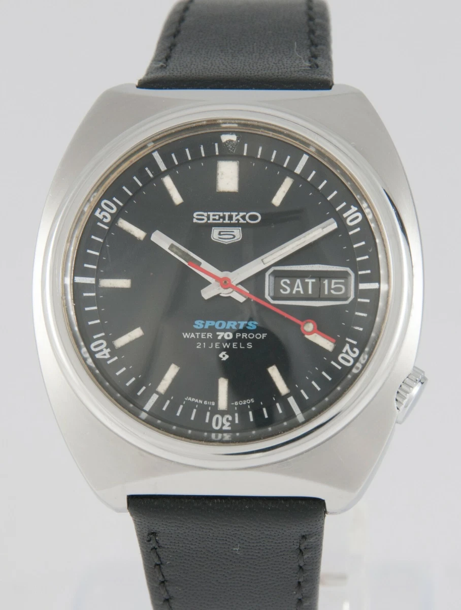 Seiko 5 Sports Automatic Steel 38mm Ref: 6119-6020