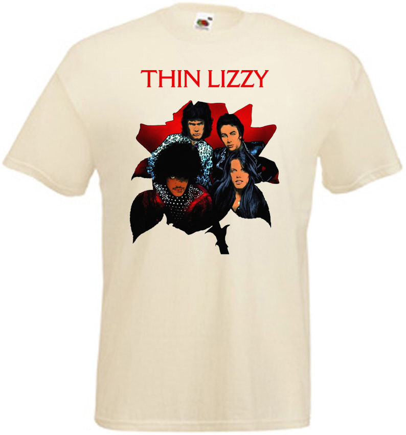 90s USA製　THIN LIZZY シンリジィ　Ｔシャツ　Ｌ　 ブラック シン リジィ Thin Lizzy Tシャツ 公式 ハードロック,バンドT