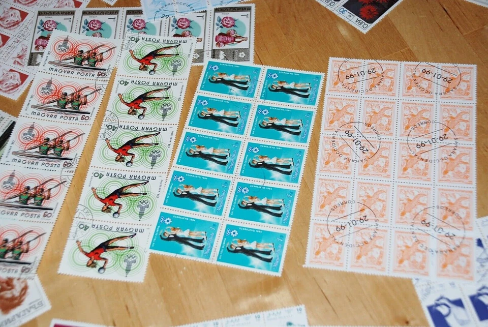 WW DEALER LOT = Bugs Flowers Roses Art,.. =OVER 500 STAMPS, LARGE SELECTION (D5) - Image 3 of 4